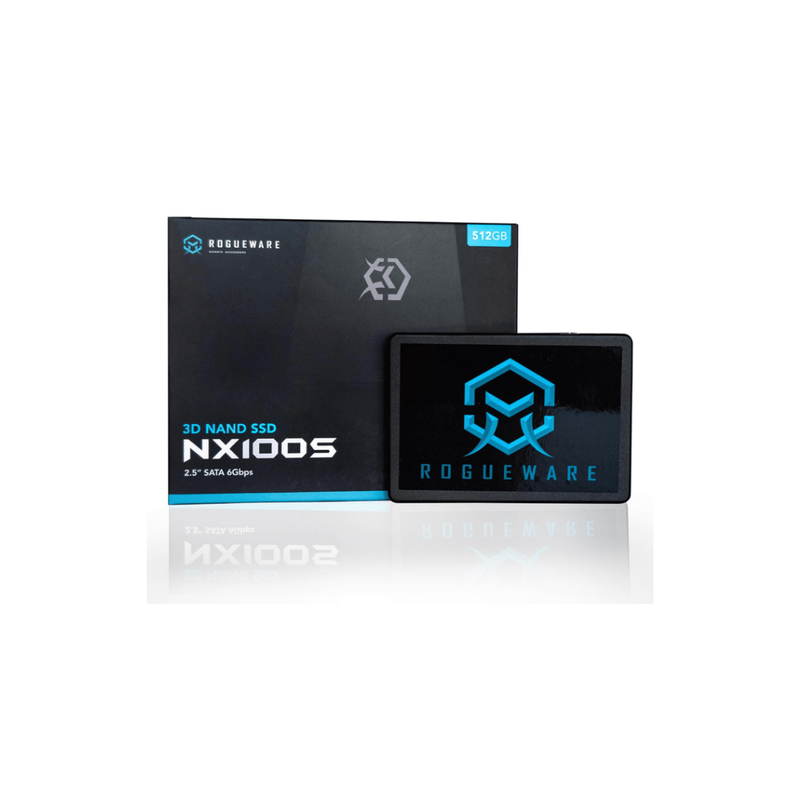 Rogueware NX100S 512GB SATA3 2.5″ 3D Nand Solid State Drive (Brandnew, Sealed)